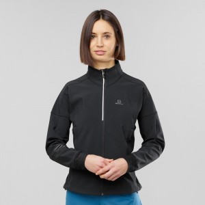 Dámské Bunda Salomon Lightning Warm Sshell Jkt W Černé | 05847-GFKR