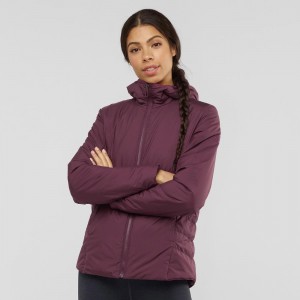 Dámské Bunda Salomon Outrack Insulated Fialové | 90358-TEAM