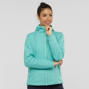 Dámské Bunda Salomon Outrack Insulated Zelene | 23019-QLCF