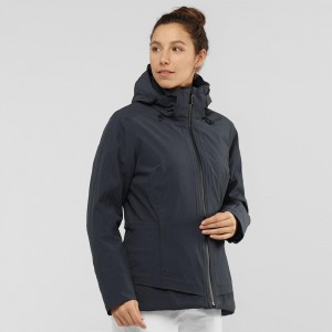 Dámské Lyžařské Bundy Salomon Arctic Jacket W Černé | 86497-TLKG