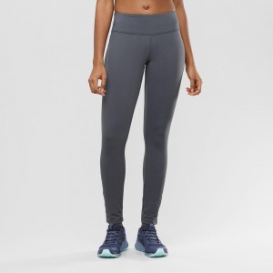 Dámské Punčochové Kalhoty Salomon Comet Warm Tight W Gray | 34852-VQUG