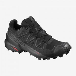 Dámské Trailové Běžecké Boty Salomon Speedcross 5 Gore-Tex Černé | 64507-UICO