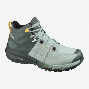 Dámské Trekking Salomon Odyssey Mid Gtx W Zelene | 05618-PHGR