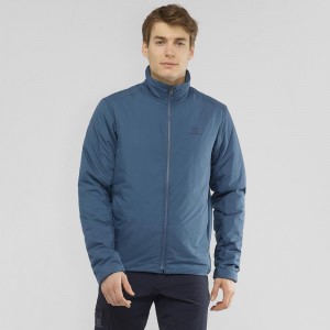 Pánské Bunda Salomon Outrack Insulated Jacket M Tmavě Blankyt | 37804-BOKX