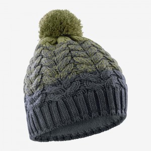 Pánské Klobouky Salomon Poly Beanie Zelene | 83091-DSPV