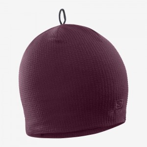 Pánské Klobouky Salomon Rs Warm Beanie Fialové | 52179-USMV