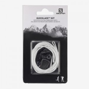 Pánské Quicklace Salomon Quicklace Kit Bílé | 07851-YWED