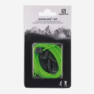 Pánské Quicklace Salomon Quicklace Kit Zelene | 79135-ZSOF