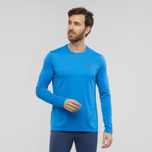 Pánské Topy Salomon Xa Ls Tee M Blankyt | 83071-EVIM