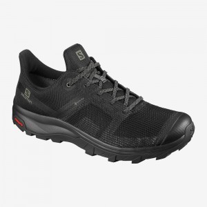 Pánské Trekking Salomon Outline Prism Gore-Tex Černé | 89432-MSCT