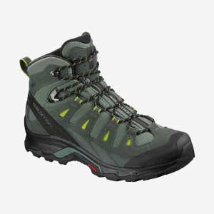 Pánské Trekking Salomon Quest Prime Gtx Zelene | 24039-VSEH