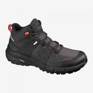 Pánské Trekové Boty Salomon Odyssey Mid Gtx Černé | 72185-FLMC