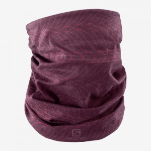 Pánské Čelenky Salomon Neck&Head Light Gaiter Fialové | 92183-RSAX