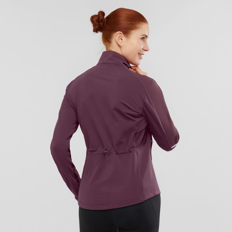 Dámské Bunda Salomon Agile Softshell Fialové | 65082-SGAN