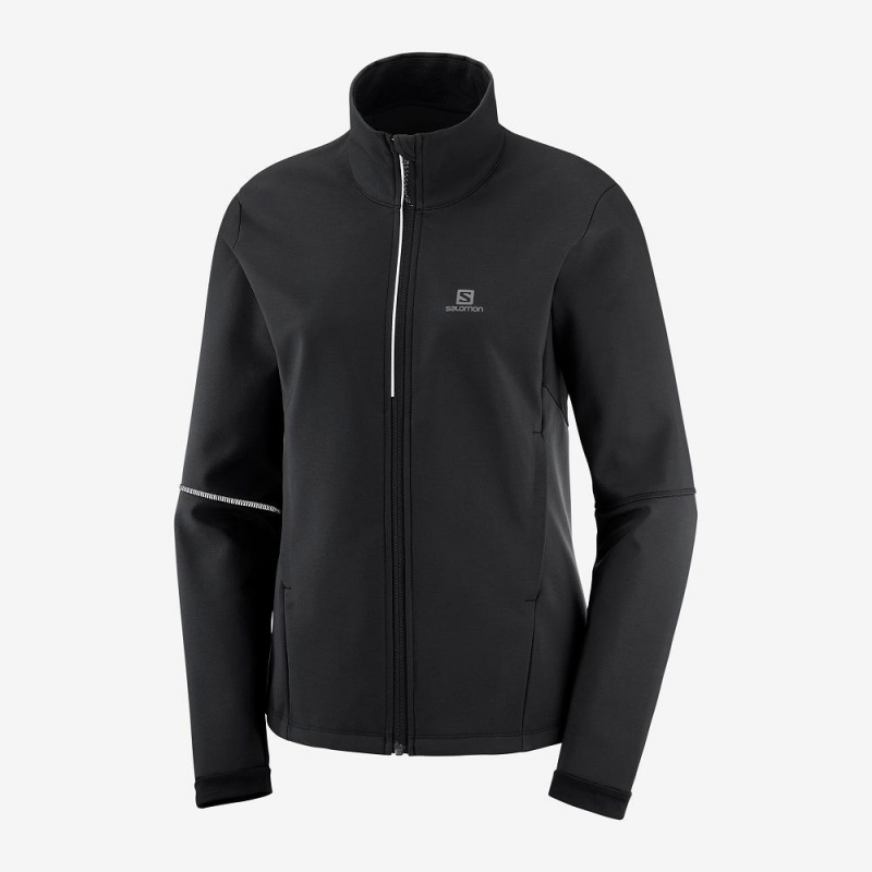 Dámské Bunda Salomon Agile Softshell Černé | 49608-VQKP