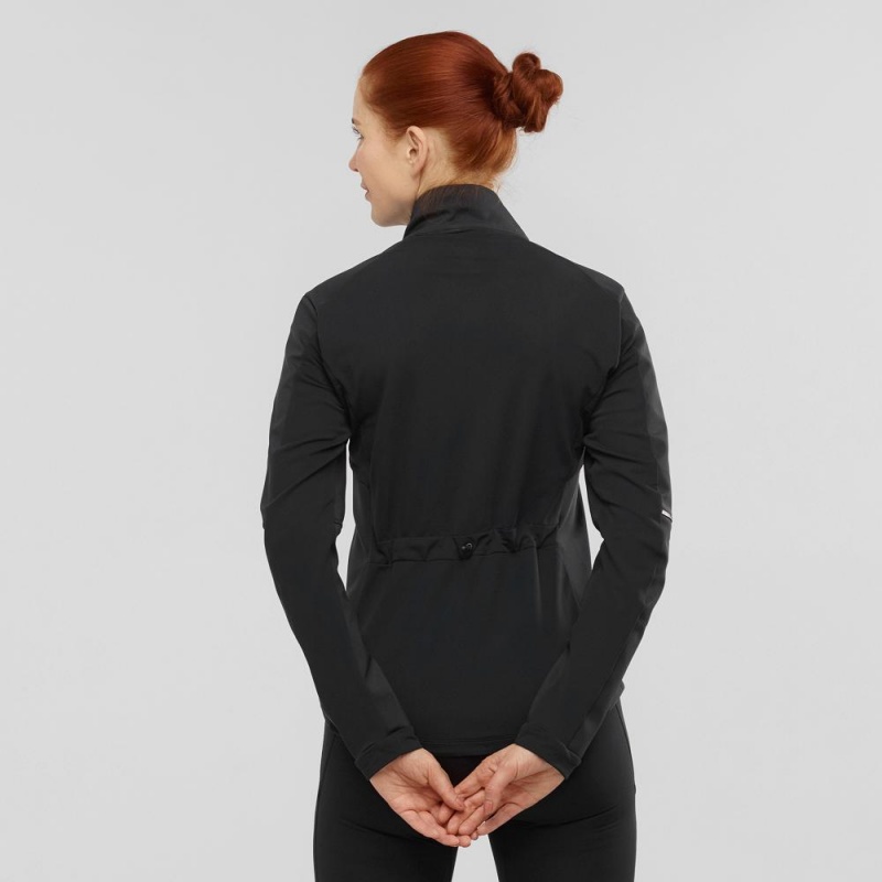 Dámské Bunda Salomon Agile Softshell Černé | 49608-VQKP