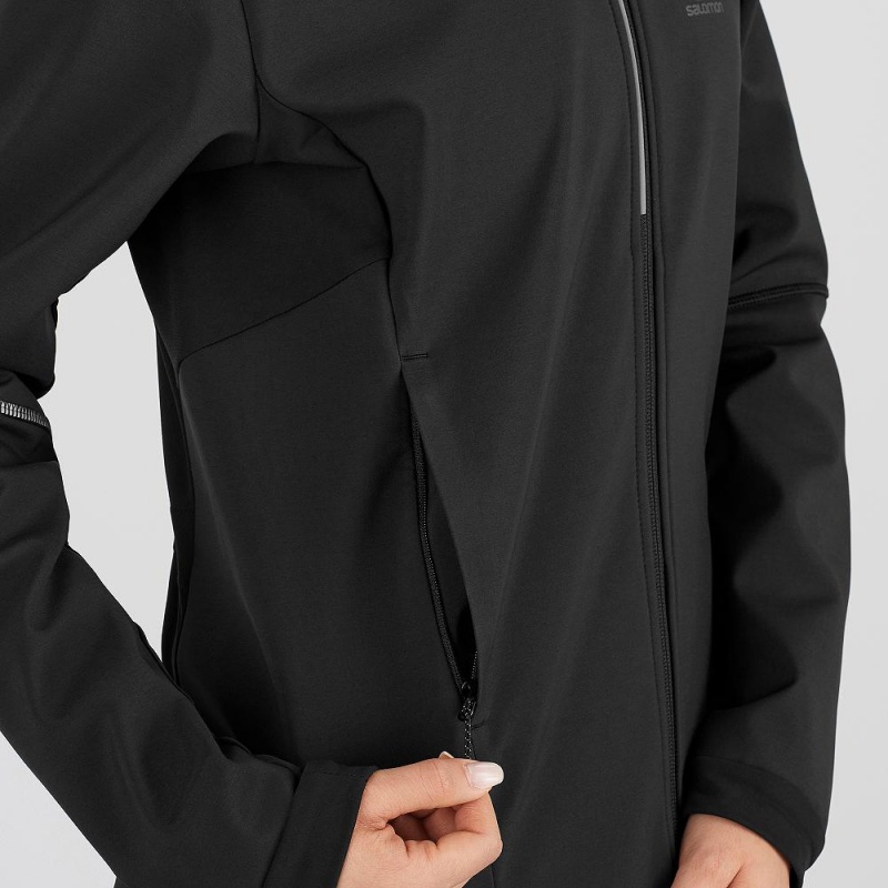 Dámské Bunda Salomon Agile Softshell Černé | 49608-VQKP