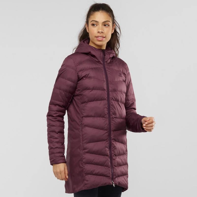 Dámské Bunda Salomon Essential Xwarm Long Fialové | 72390-HIAP