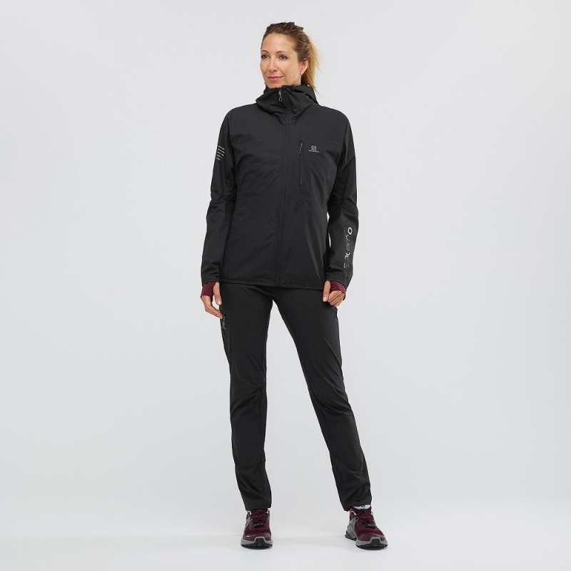 Dámské Bunda Salomon Outspeed 360 3L Jkt W Černé | 14625-JNLT