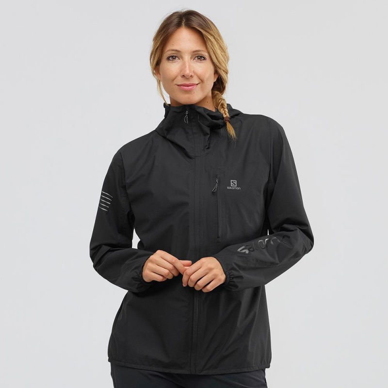 Dámské Bunda Salomon Outspeed 360 3L Jkt W Černé | 14625-JNLT