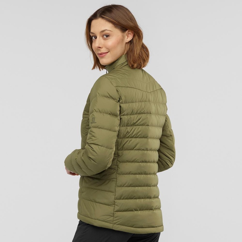 Dámské Bunda Salomon Transition Down Jacket W Zelene | 86430-GZWL