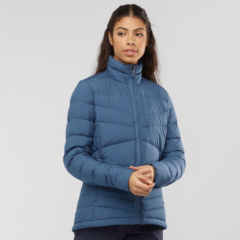 Dámské Bunda Salomon Transition Down Jacket W Tmavě Blankyt | 10429-IZDO