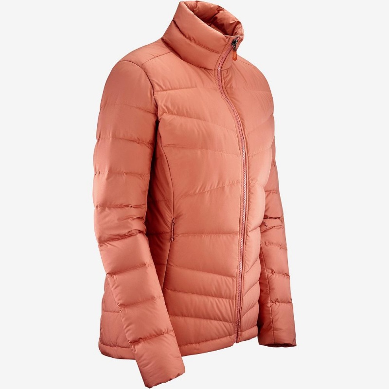 Dámské Bunda Salomon Transition Down Jacket W Oranžové | 84527-PKOZ