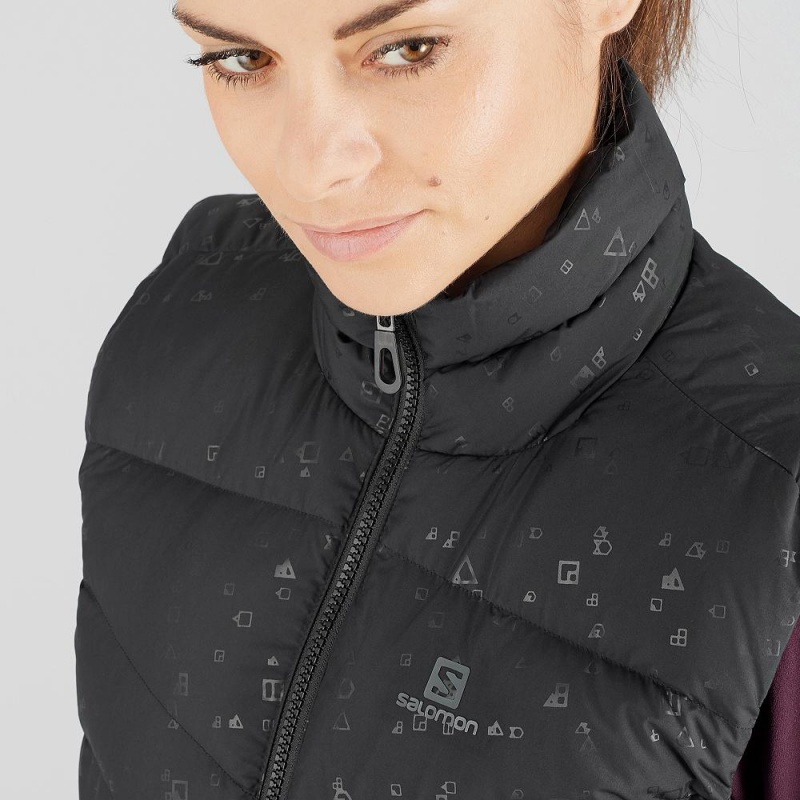 Dámské Bunda Salomon Transition Down Vest W Černé | 71923-YJOL