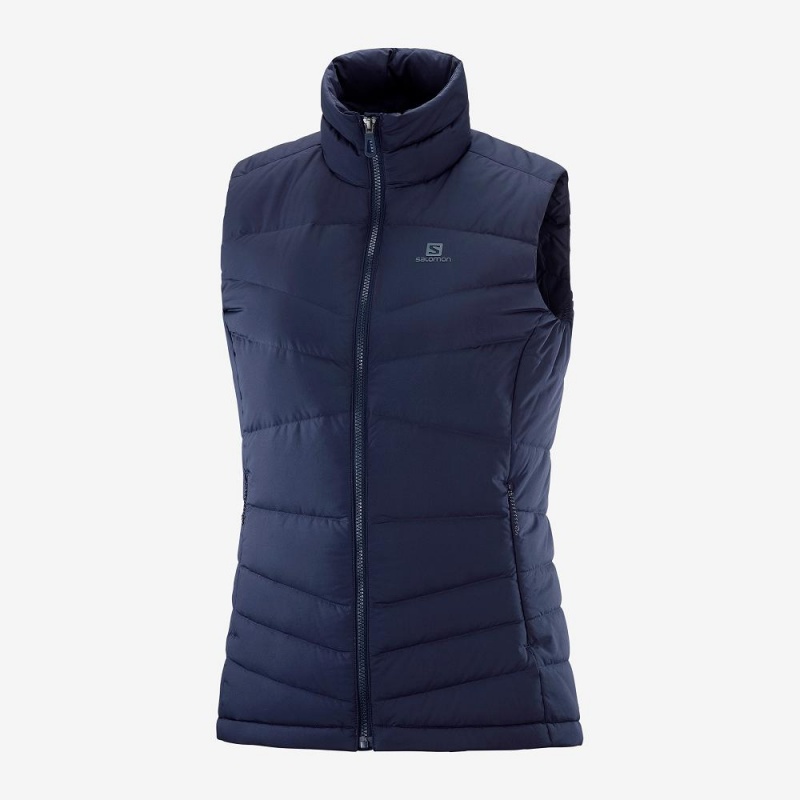 Dámské Bunda Salomon Transition Down Vest W Tmavě Blankyt | 69184-DNBJ