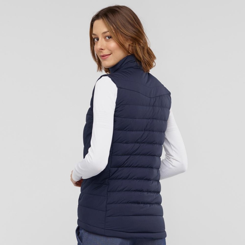 Dámské Bunda Salomon Transition Down Vest W Tmavě Blankyt | 69184-DNBJ