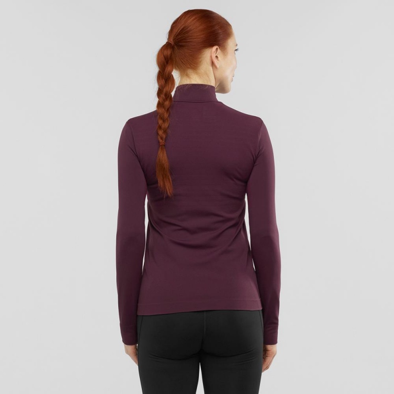 Dámské Pulovr Salomon Essential Seamless Fialové | 41528-GRYX