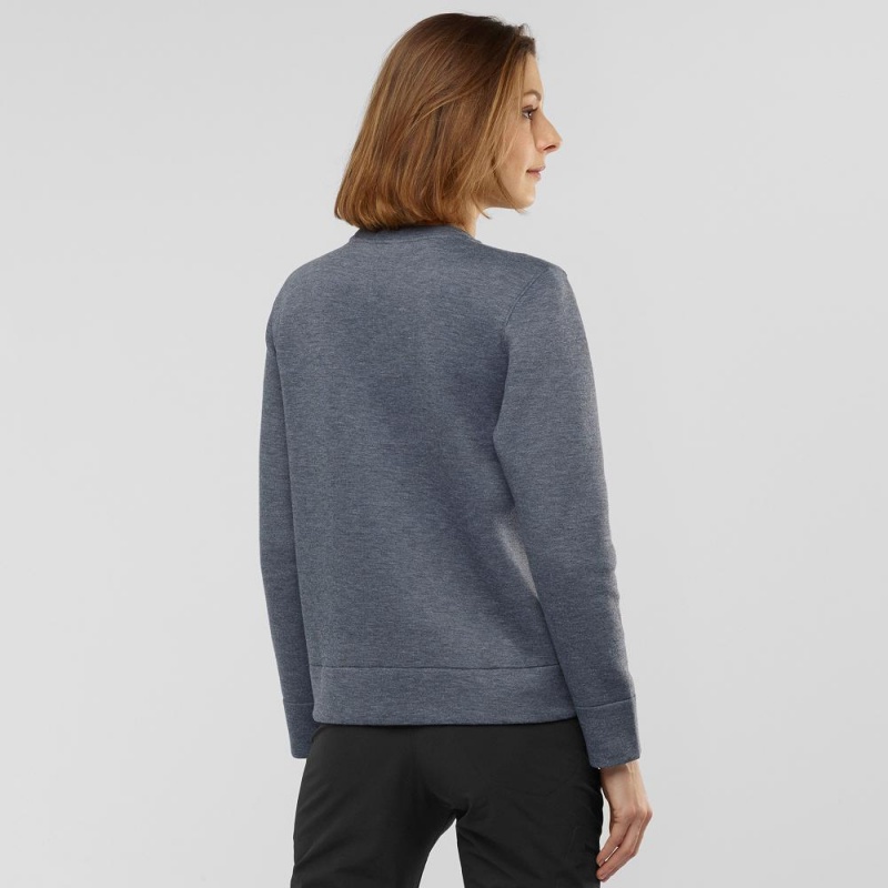 Dámské Pulovr Salomon Sight Crew Neck W Gray | 23957-YMPT