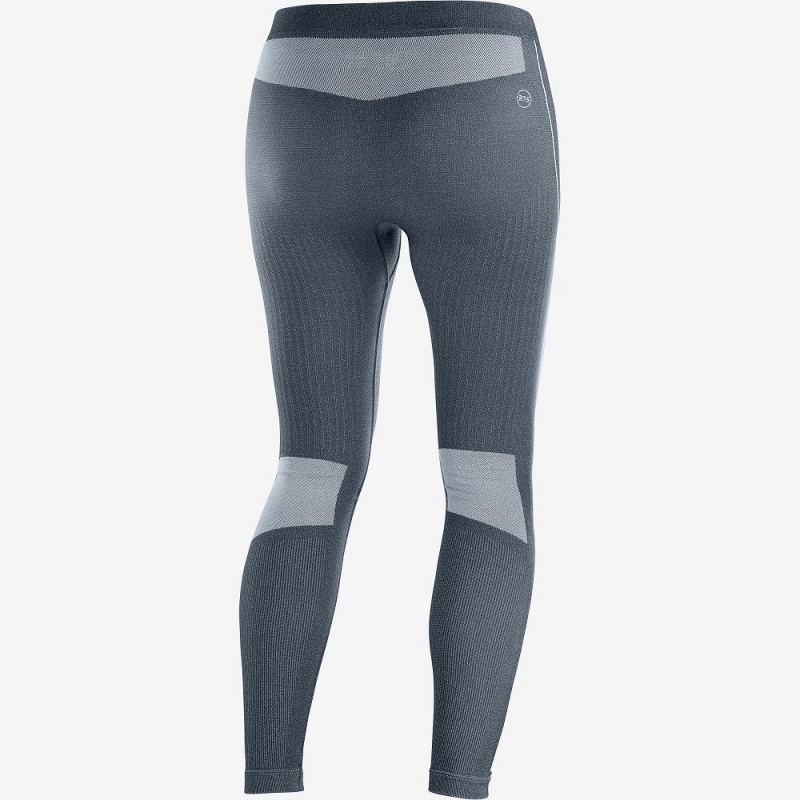 Dámské Punčochové Kalhoty Salomon Primo Warm Tight Seamless W Gray | 03246-GMFR