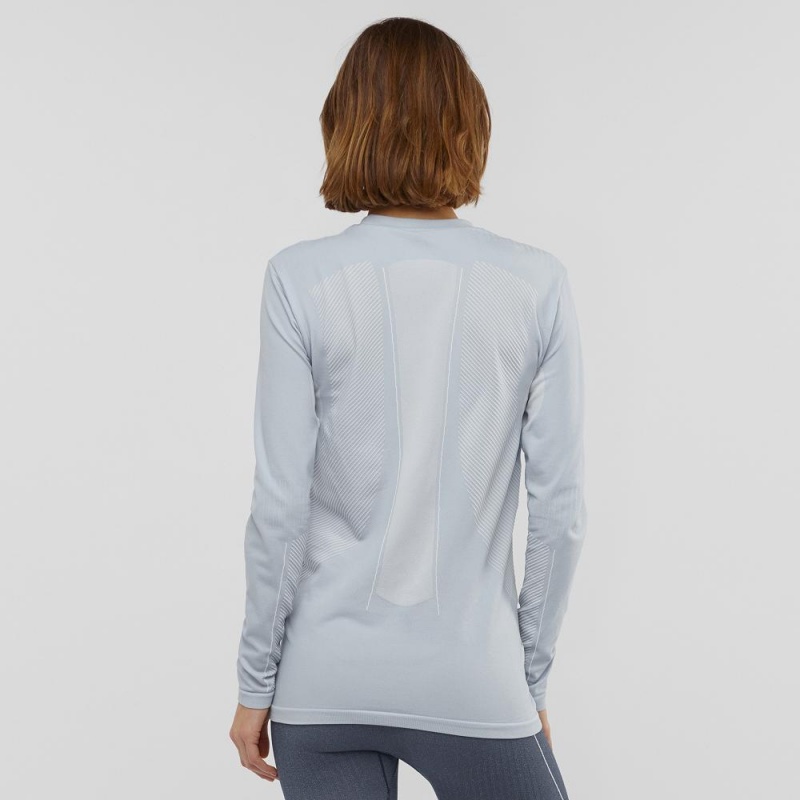 Dámské Topy Salomon Primo Warm Seamless Tee W Blankyt | 48931-QABO