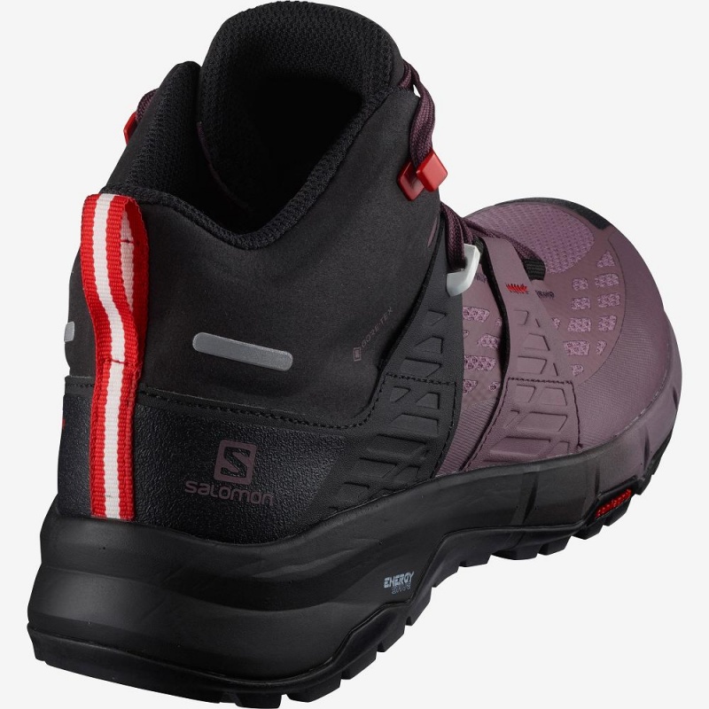 Dámské Trekking Salomon Odyssey Mid Gtx W Černé | 09415-SICQ