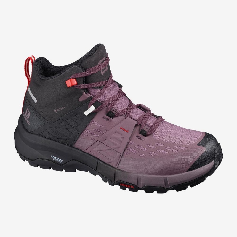 Dámské Trekking Salomon Odyssey Mid Gtx W Černé | 09415-SICQ