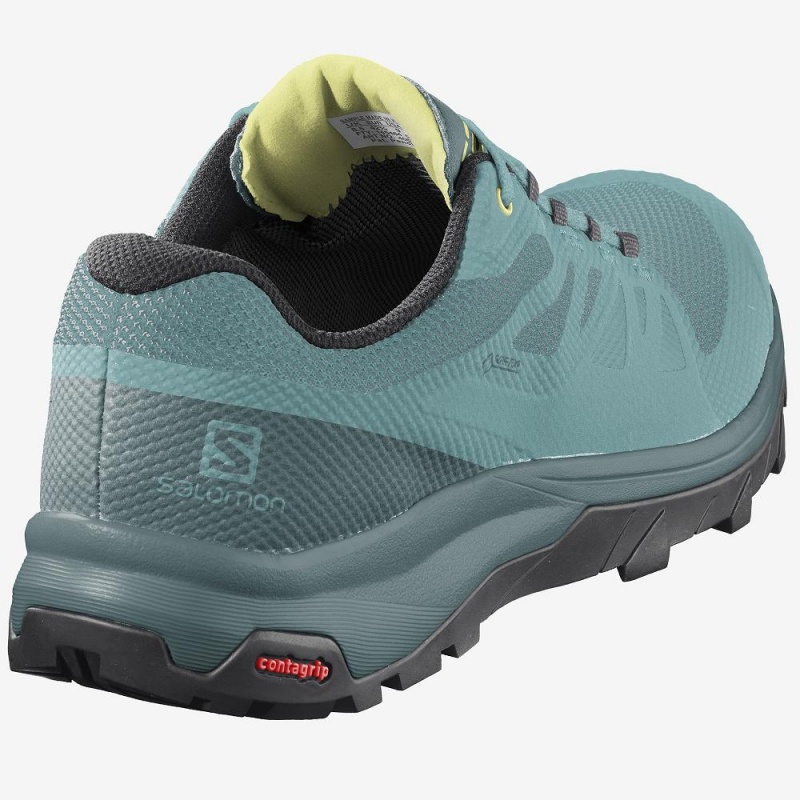 Dámské Trekking Salomon Outline Gore-Tex Zelene | 78249-DCEJ