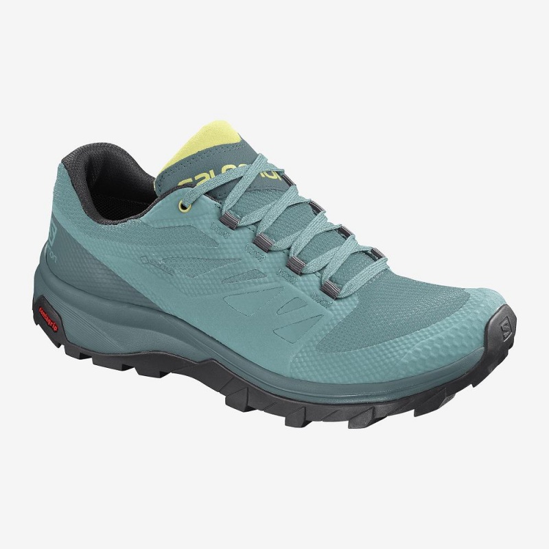 Dámské Trekking Salomon Outline Gore-Tex Zelene | 78249-DCEJ