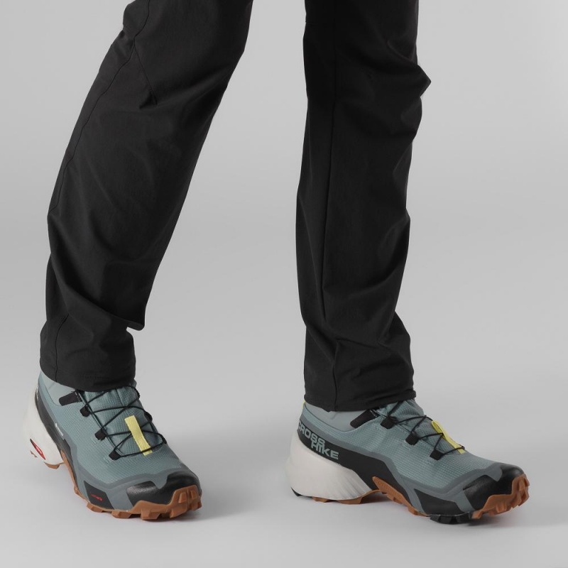 Dámské Trekové Boty Salomon Cross Hike Mid Gore-Tex Zelene | 60289-WRMG