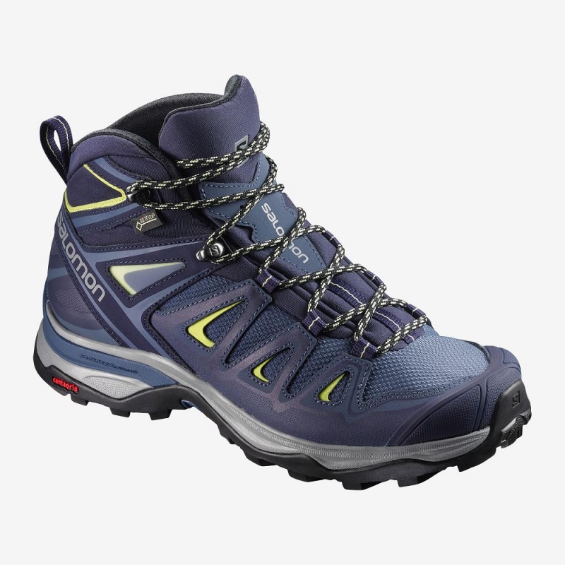 Dámské Trekové Boty Salomon X Ultra 3 Mid Gore-Tex Blankyt | 74081-ILMT