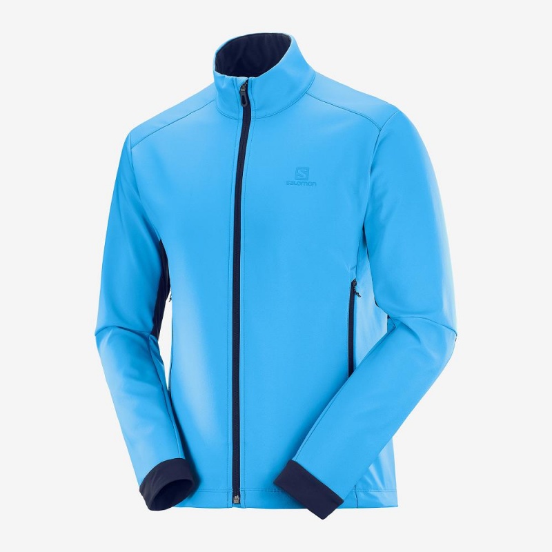 Pánské Běžecká Bunda Salomon Agile Softshell Blankyt | 54362-PARW