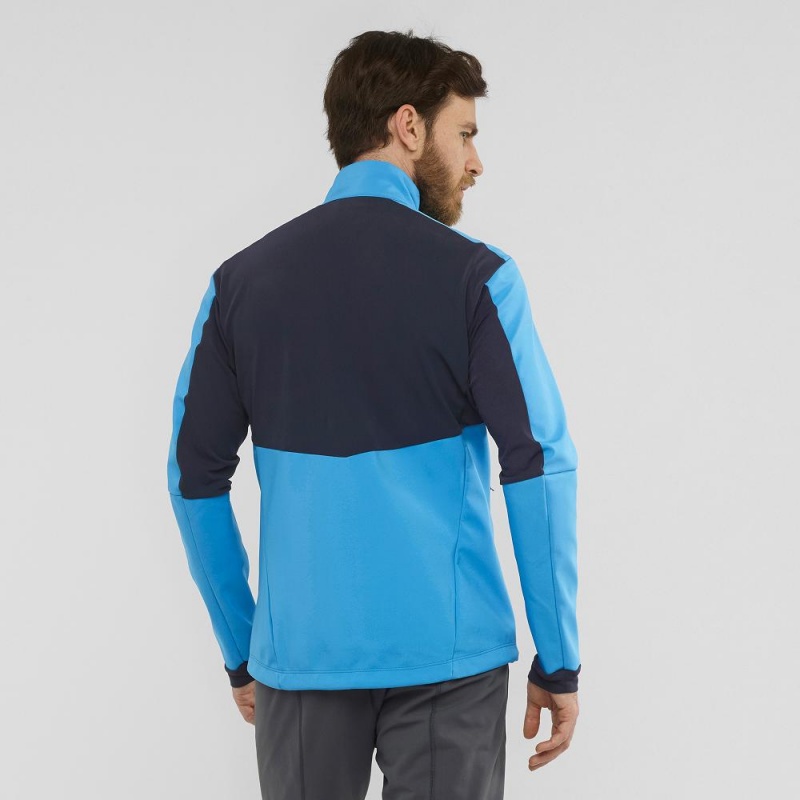 Pánské Běžecká Bunda Salomon Agile Softshell Blankyt | 54362-PARW