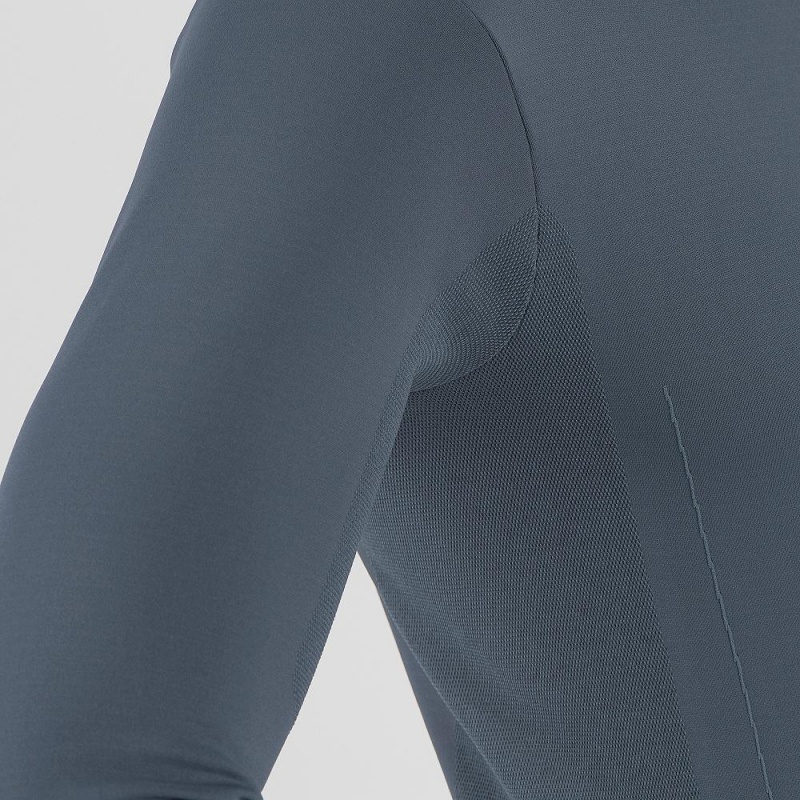 Pánské Běžecká Bunda Salomon Essential Seamless Gray | 79150-LIXF