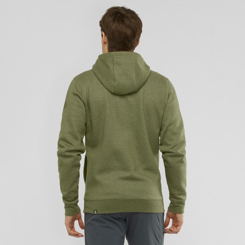 Pánské Běžecká Bunda Salomon Shift Full Zip Hoodie M Zelene | 41083-MCUB