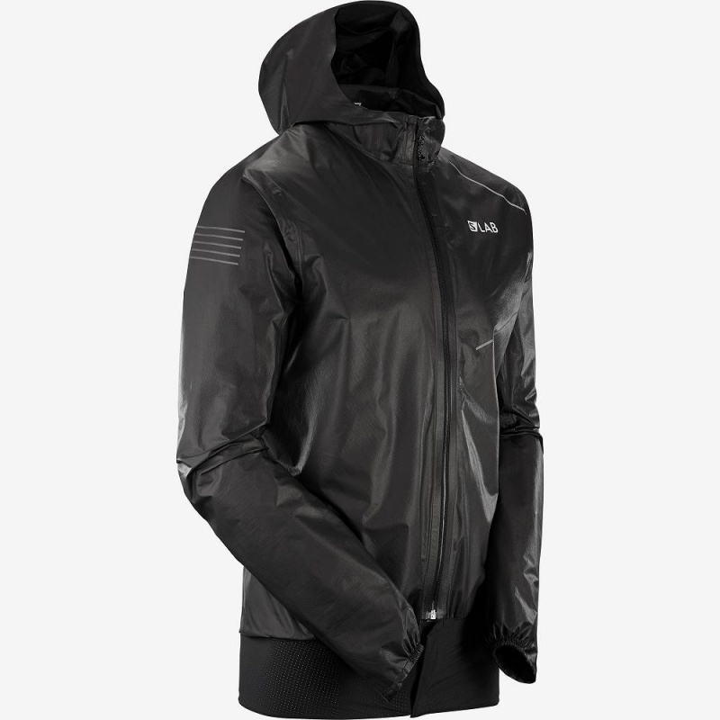 Pánské Bunda Salomon S Lab Motionfit 360 Jkt M Černé | 10954-IKQB