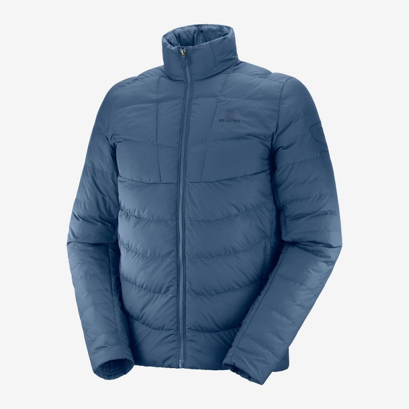 Pánské Bunda Salomon Sight Storm Jacket M Tmavě Blankyt | 54926-GZVJ