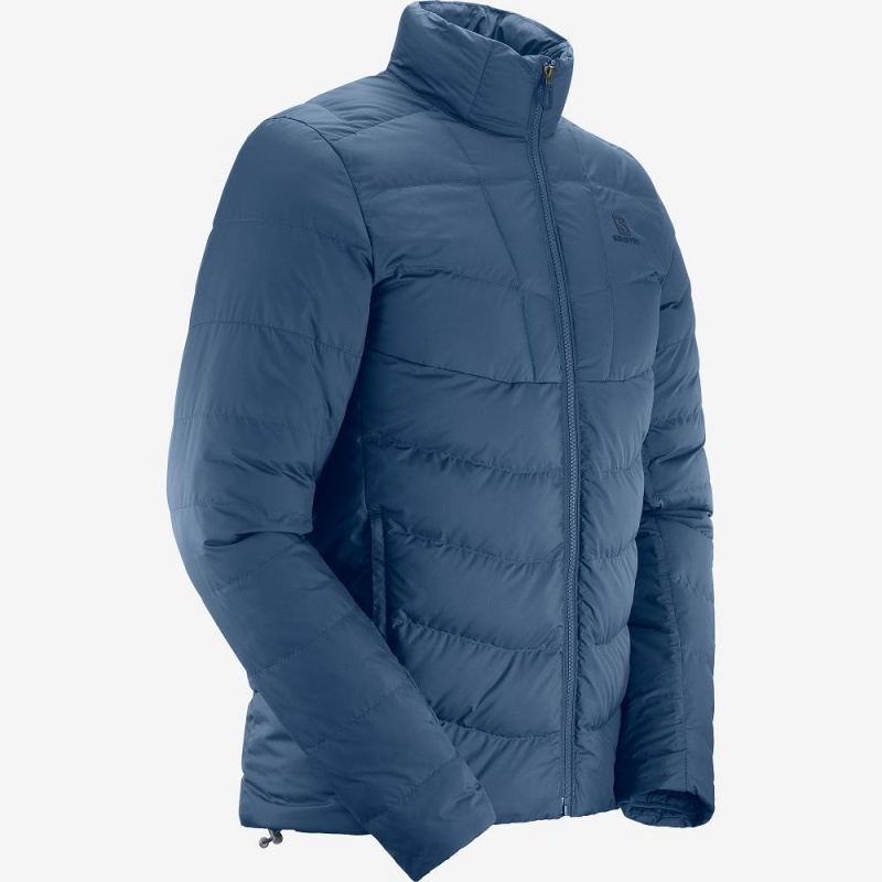 Pánské Bunda Salomon Sight Storm Jacket M Tmavě Blankyt | 54926-GZVJ