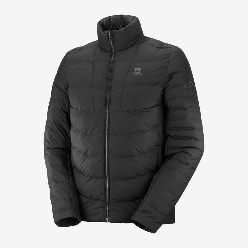 Pánské Bunda Salomon Sight Storm Jacket M Černé | 41352-MHIZ