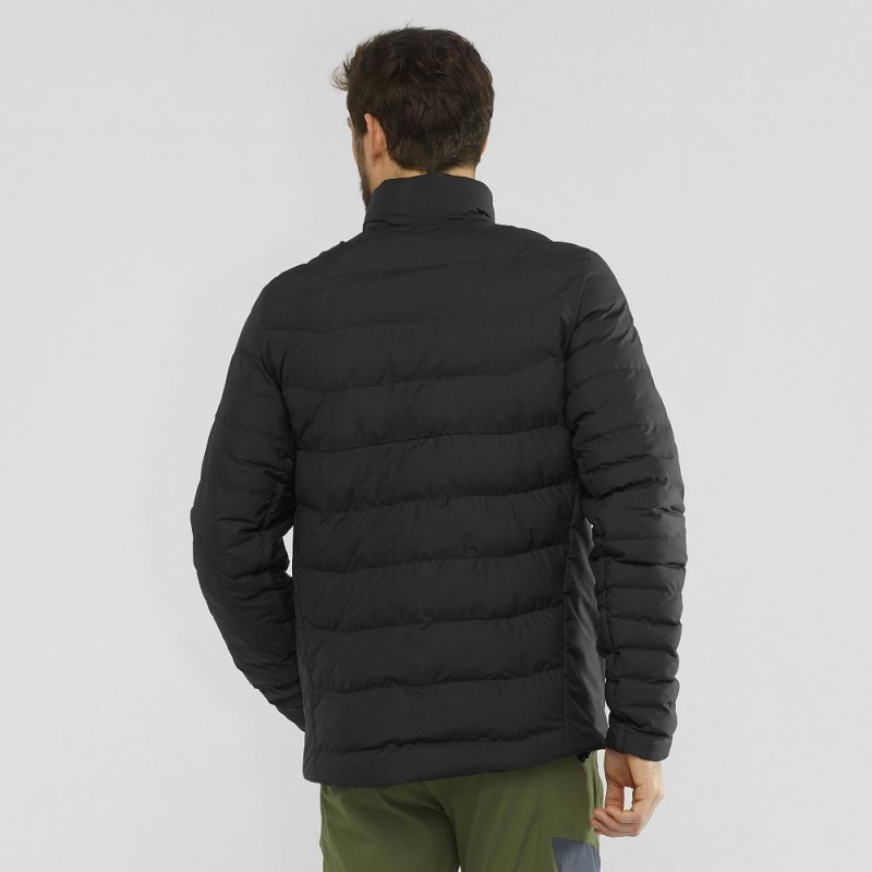 Pánské Bunda Salomon Sight Storm Jacket M Černé | 41352-MHIZ