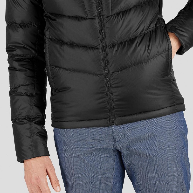 Pánské Bunda Salomon Transition Down Jacket M Černé | 70145-NMUO